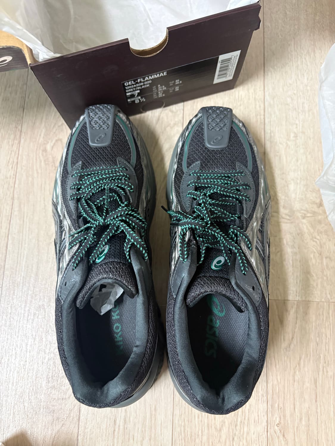 255)아식스 키코 코스타디노브 젤 플라메 그레이 블랙 상품이미지2