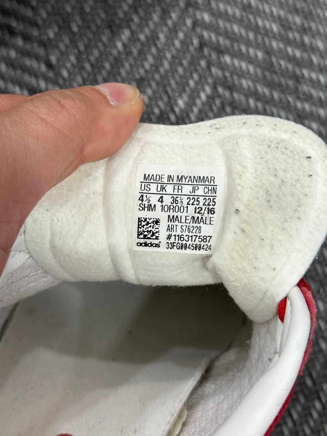 아디다스 가젤 레드 스웨이드 상품이미지9