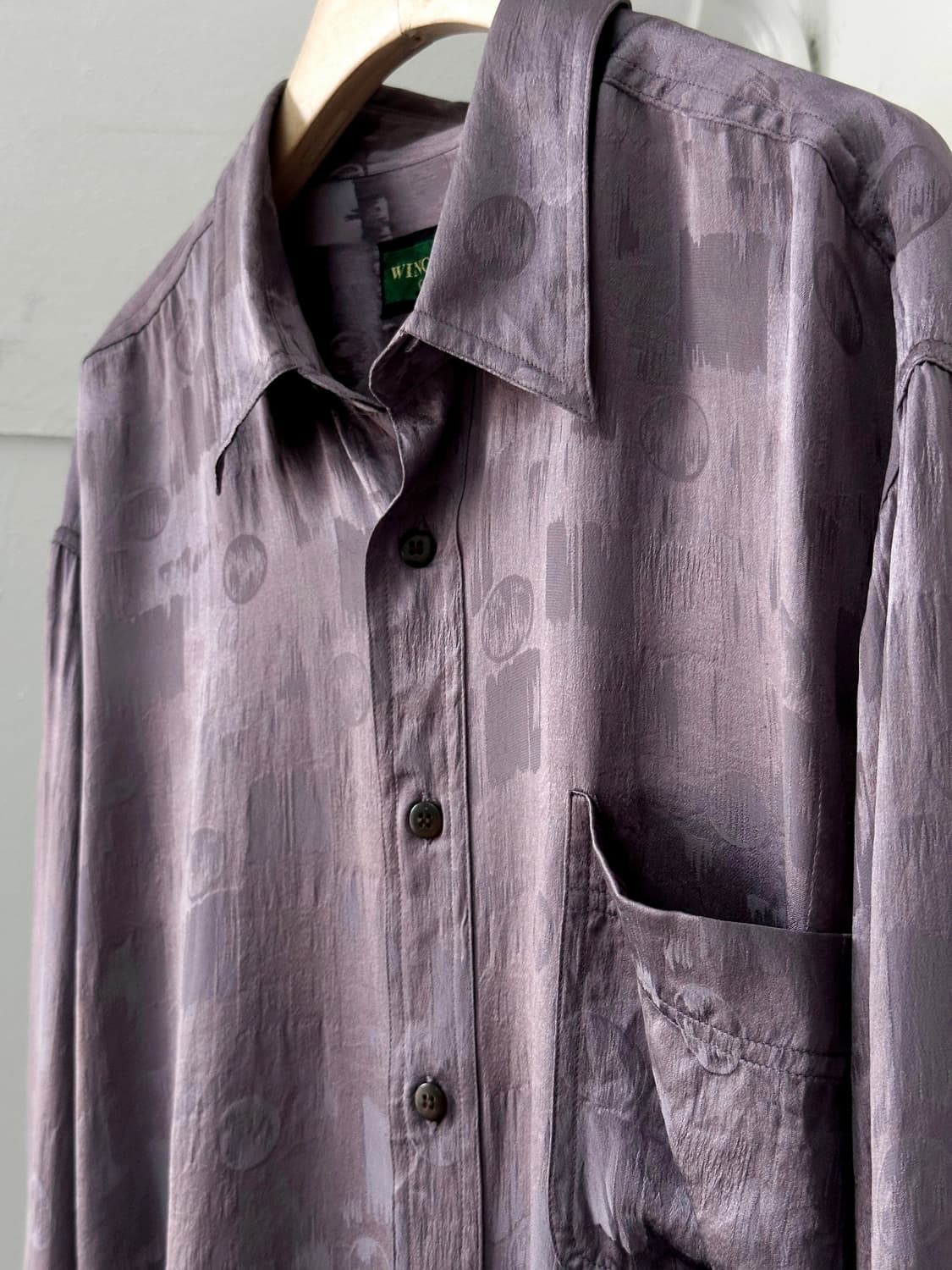 Light silk loose design shirt 상품이미지2