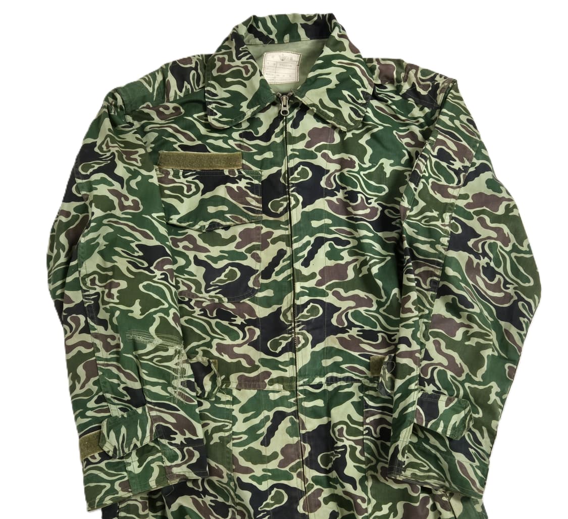 육군 구형 충정무늬 전차병 특수복 기갑복 전투복 오버롤 커버롤 (L) 상품이미지8