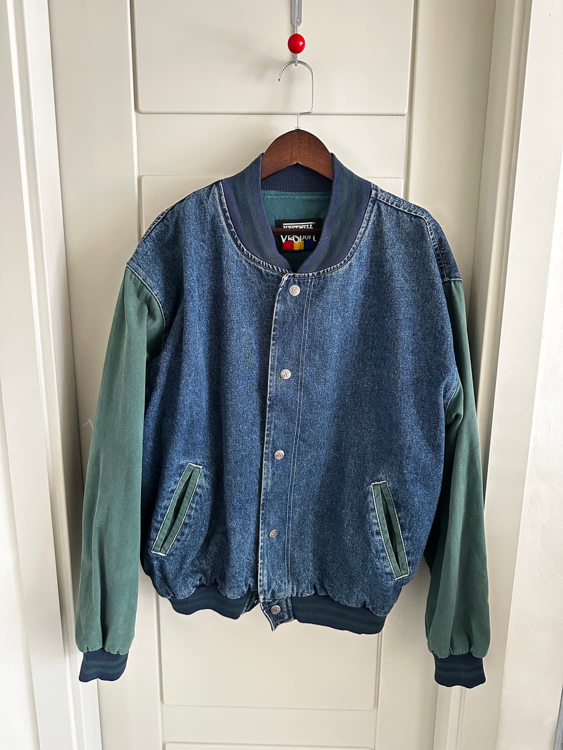 Hartwell ViaSport 데님 바시티 자켓 made in usa 상품이미지1