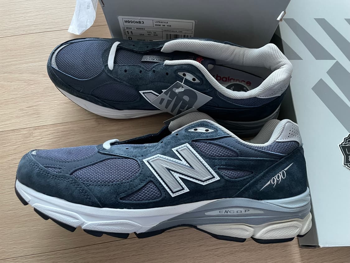 뉴발란스 990v3 네이비 290 새상품 상품이미지1