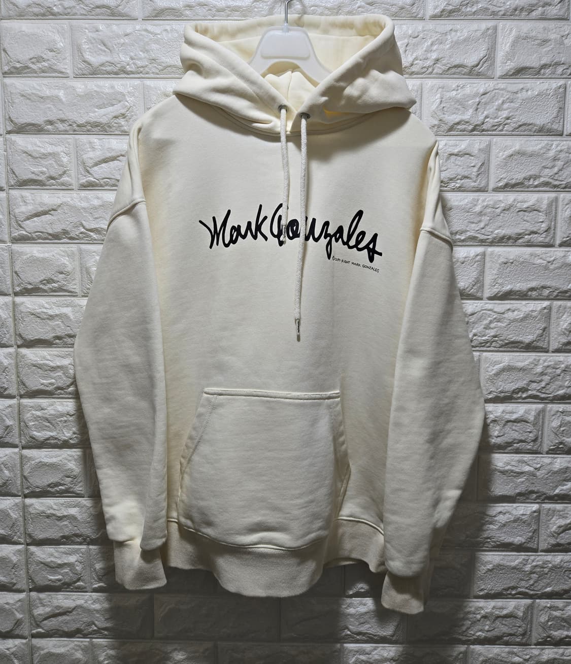 마크곤잘레스 시그니처 로고 후디 후드티 90~95 상품이미지1