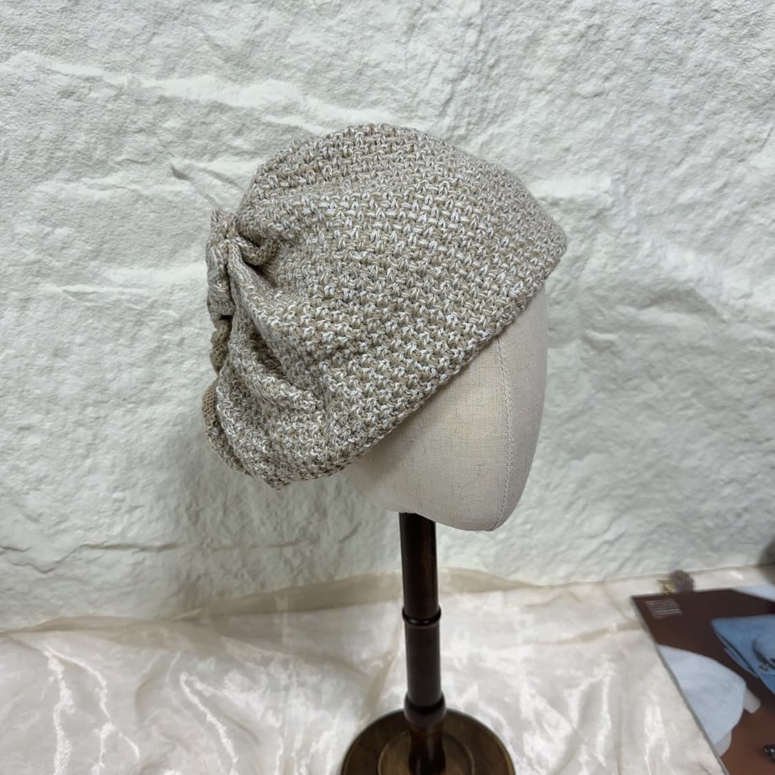 빈티지 Y2K뇌느낌 베레모 니트모자 상품이미지2