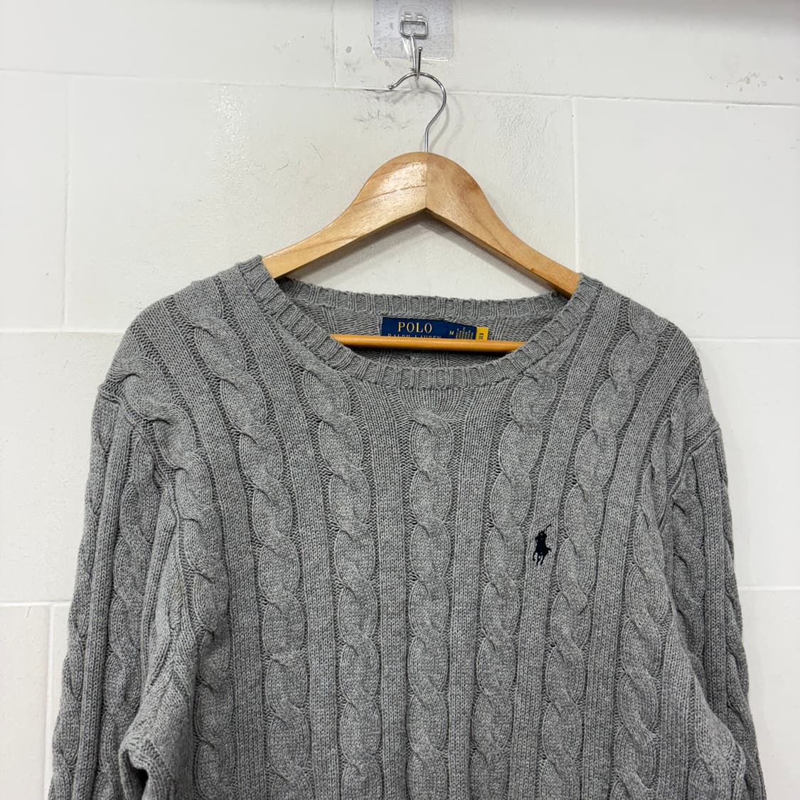 폴로 랄프로렌 꽈배기니트 상품이미지2