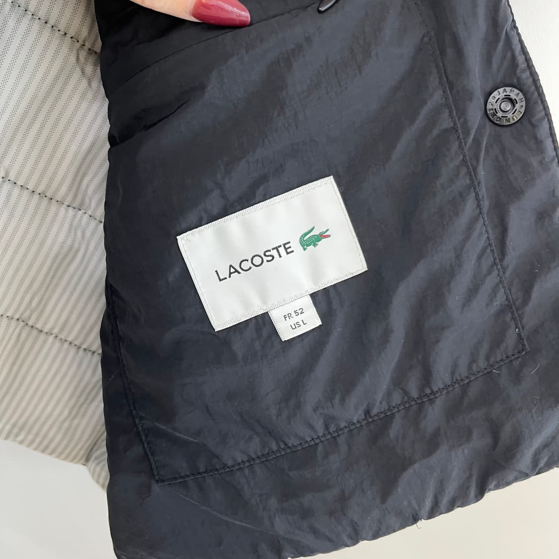 라코스테 자수로고 경량 패딩 조끼 상품이미지5