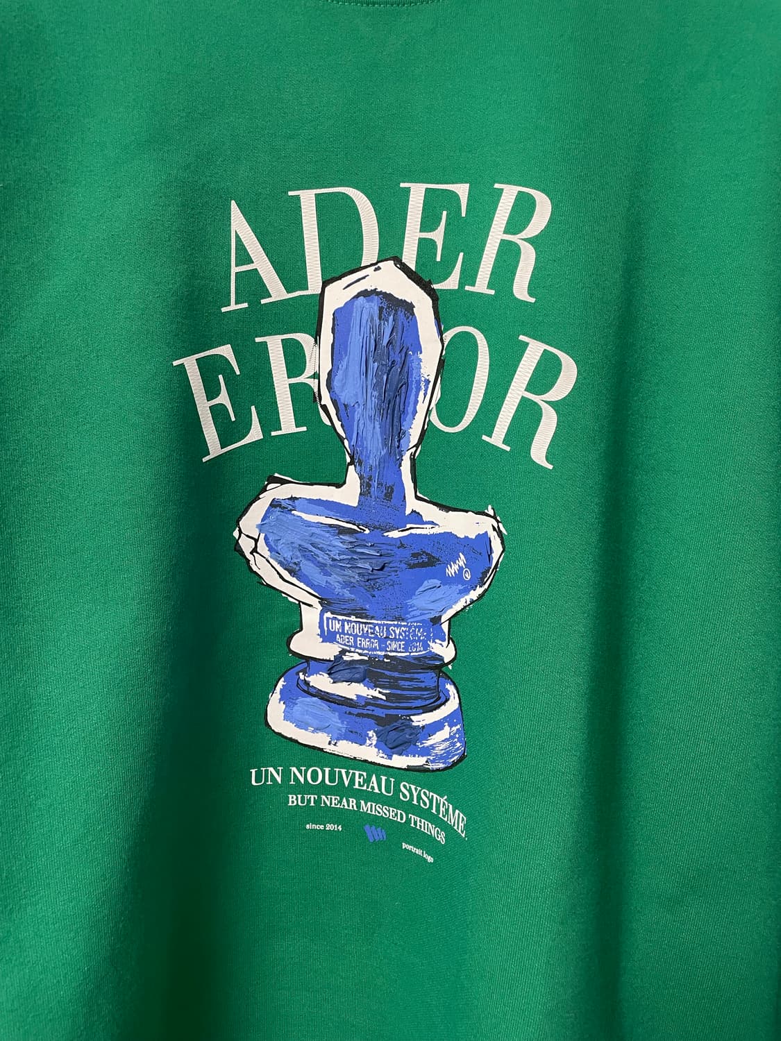 아더에러 트로피 맨투맨 그린, a2 사이즈 상품이미지4