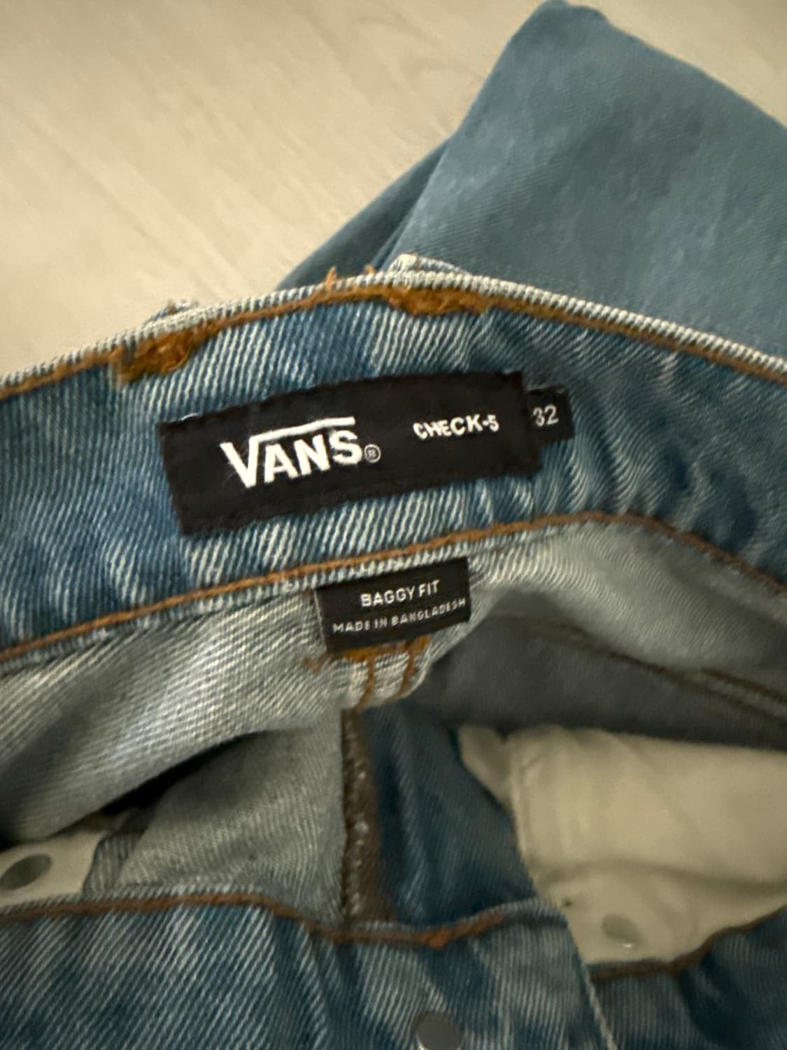 반스 배기 데님팬츠 상품이미지4