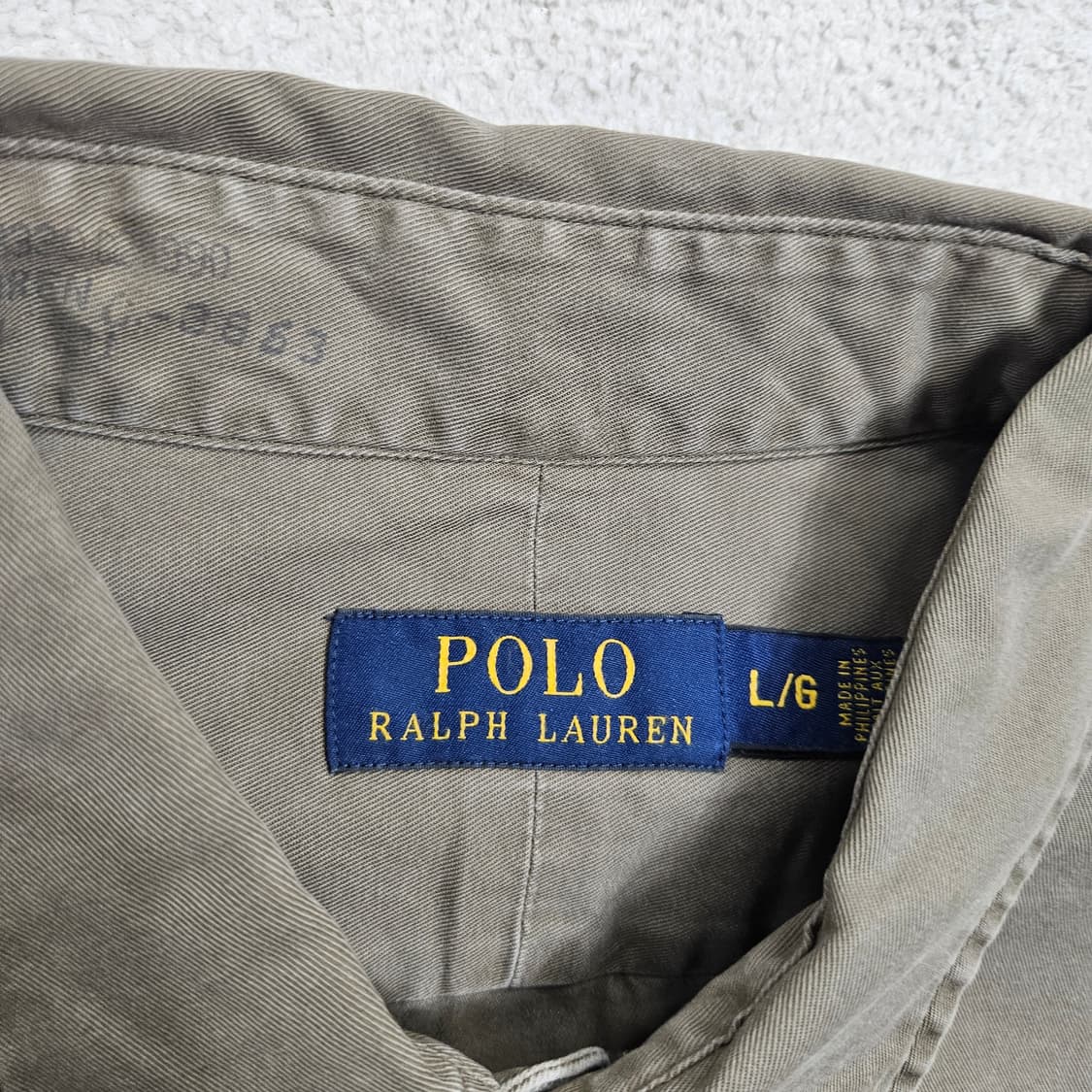 폴로 랄프 로렌 투포켓 워크 셔츠 L 상품이미지4