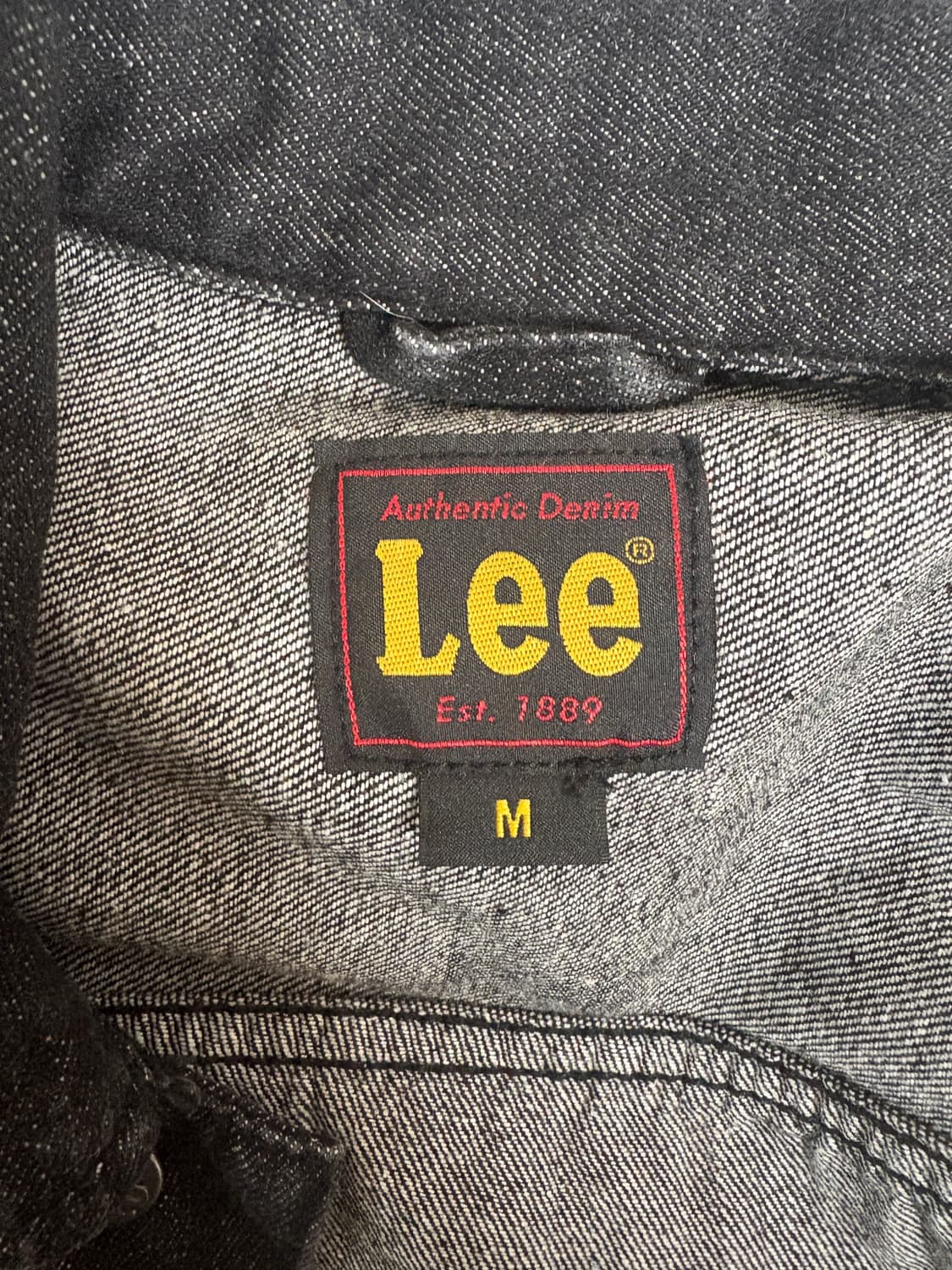 [M] LEE 데님 트러커 - 흑청 판매 상품이미지3