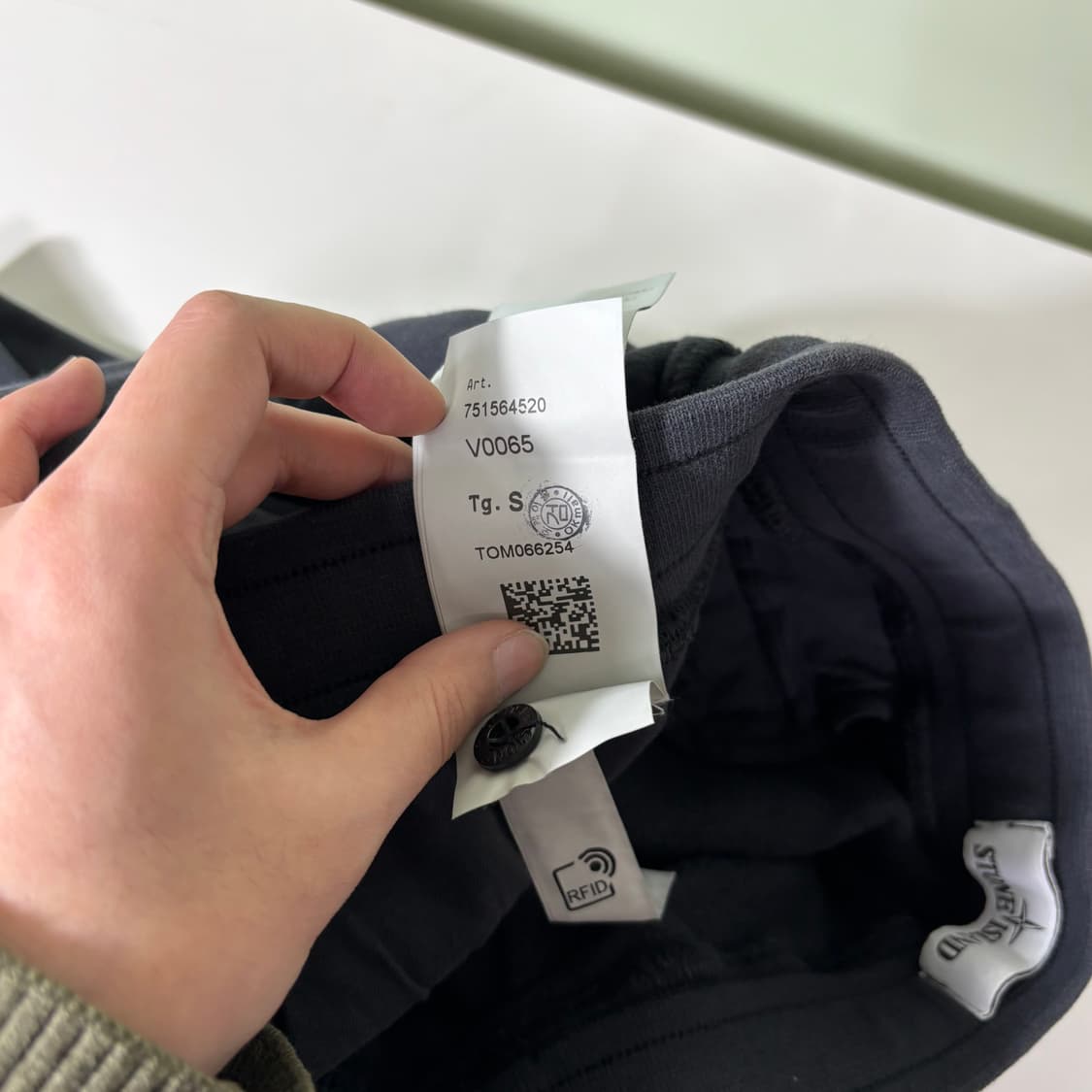 S 스톤아일랜드 먹색 카고 스웻 조거팬츠 상품이미지8