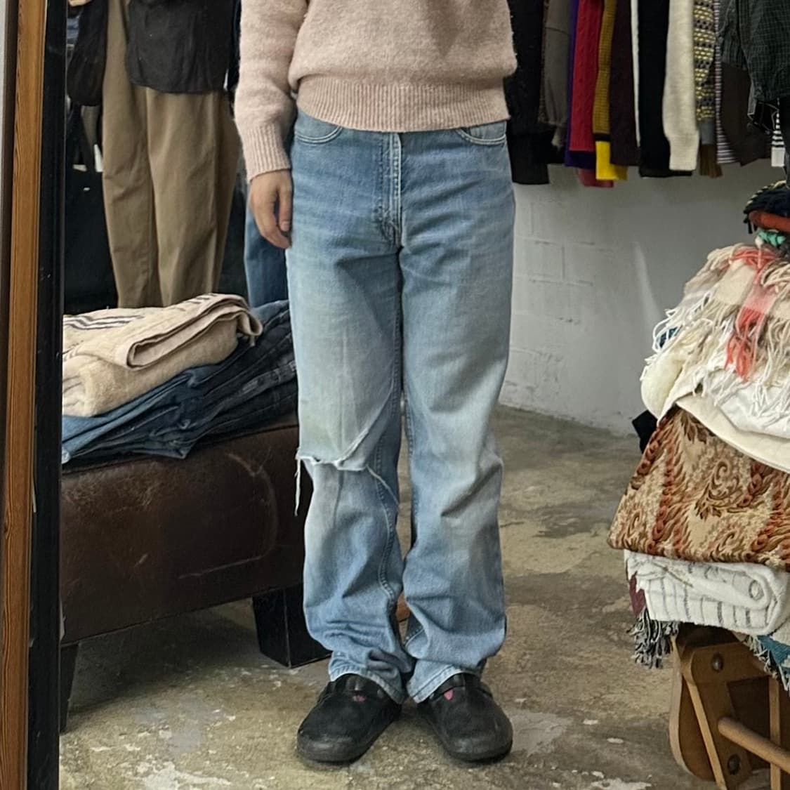 (착용컷) 90's 리바이스 503-0217 (남성용 34) 상품이미지3