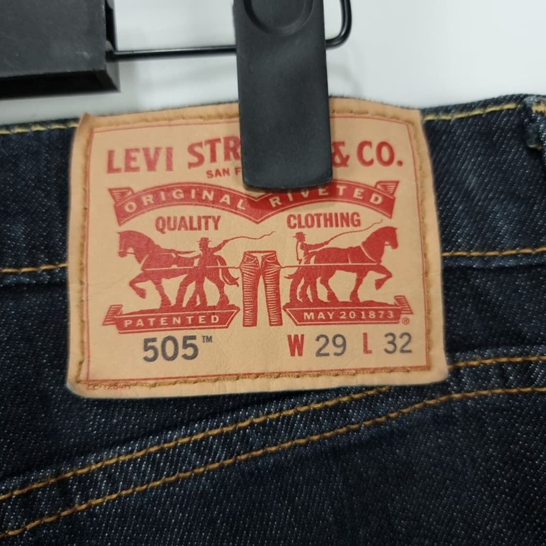 [리바이스] 505 슬림 스트레이드 데님 팬츠 청바지 M19840 상품이미지6