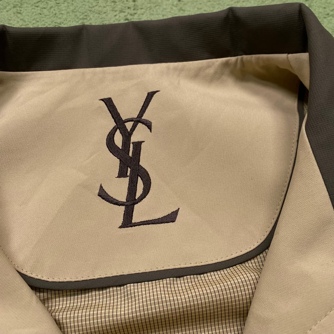 입생로랑 베이지 블루종 자켓 상품이미지3