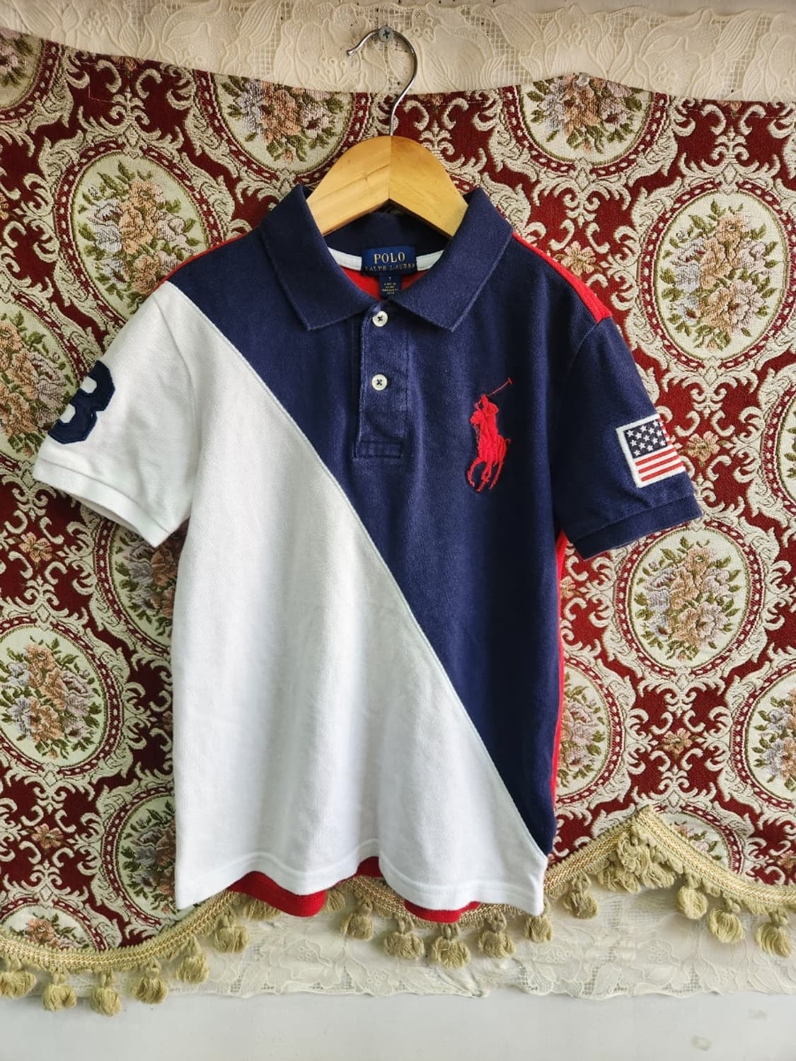 폴로 랄프로렌 빅포니 성조기 pk 카라티 상품이미지2