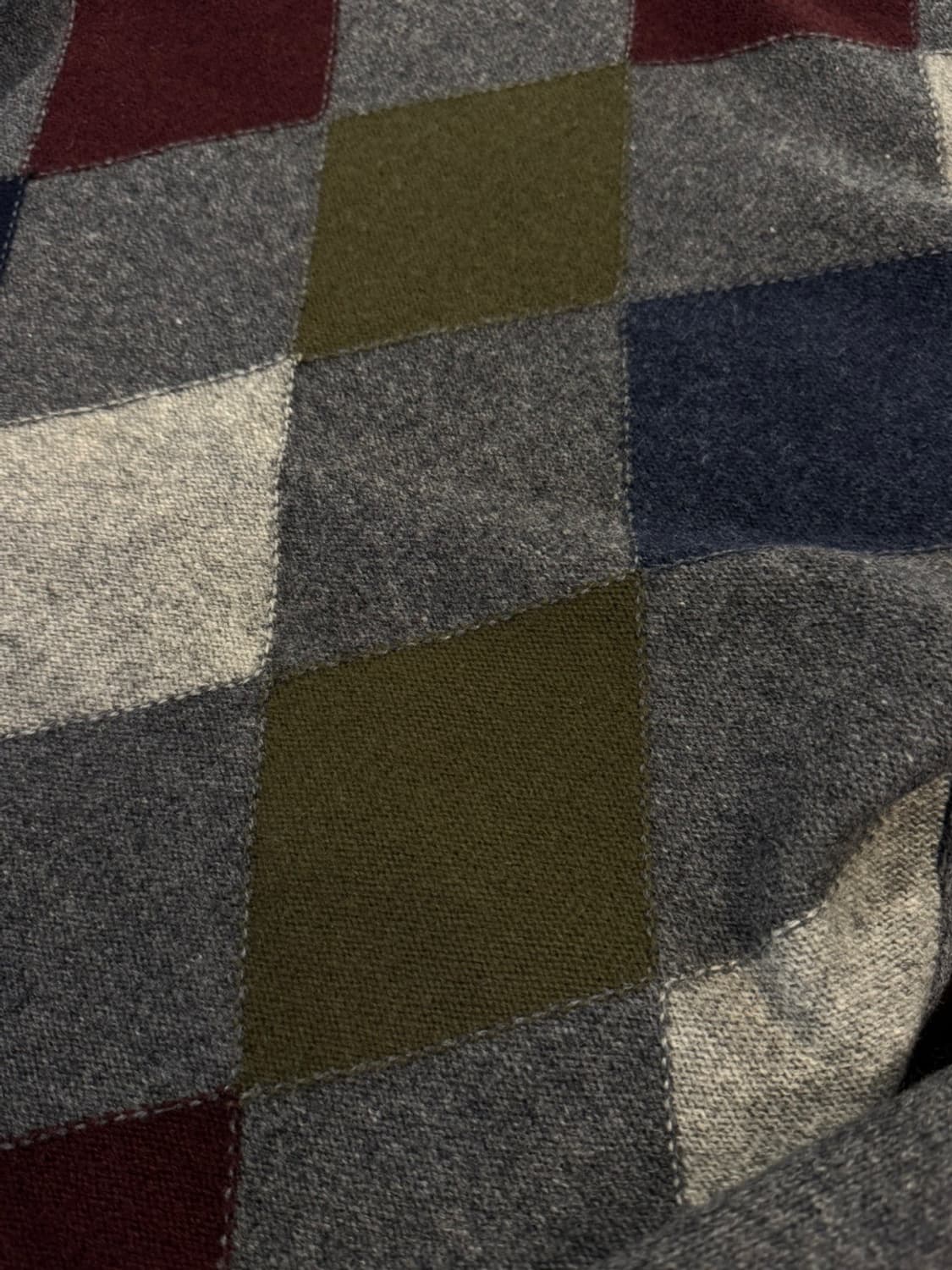 타미힐피거 램스울 아가일 니트 100 상품이미지8