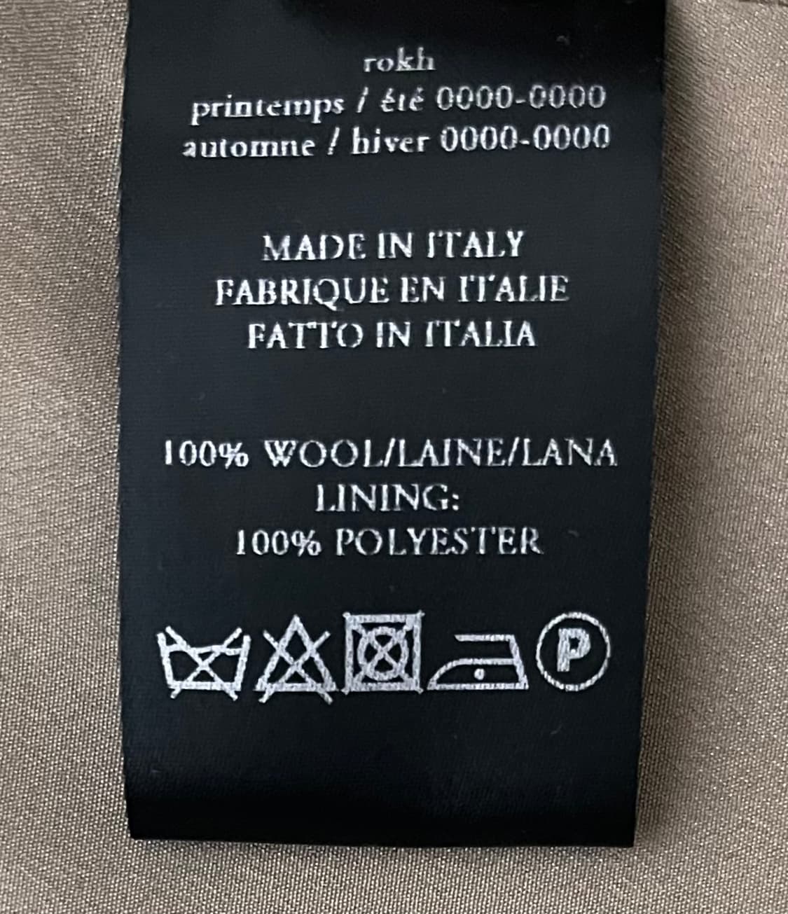 록 Rokh 더블 브레스트 체크 자켓 (FR 38) 상품이미지9