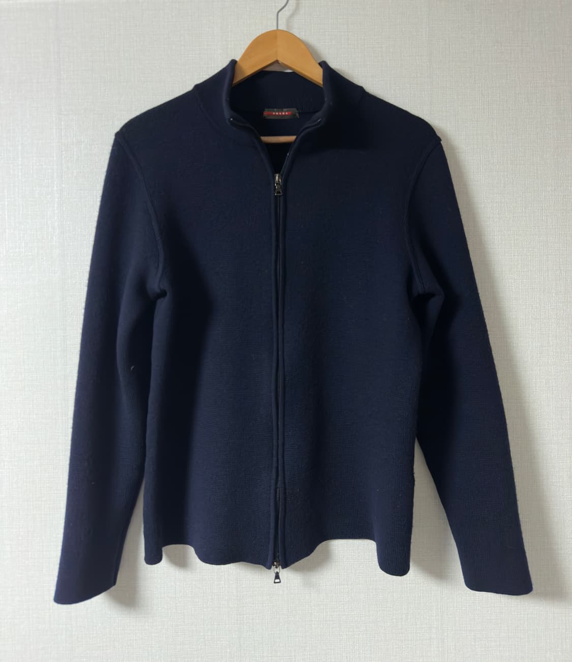 90‘s prada knit zip up jacket 상품이미지1
