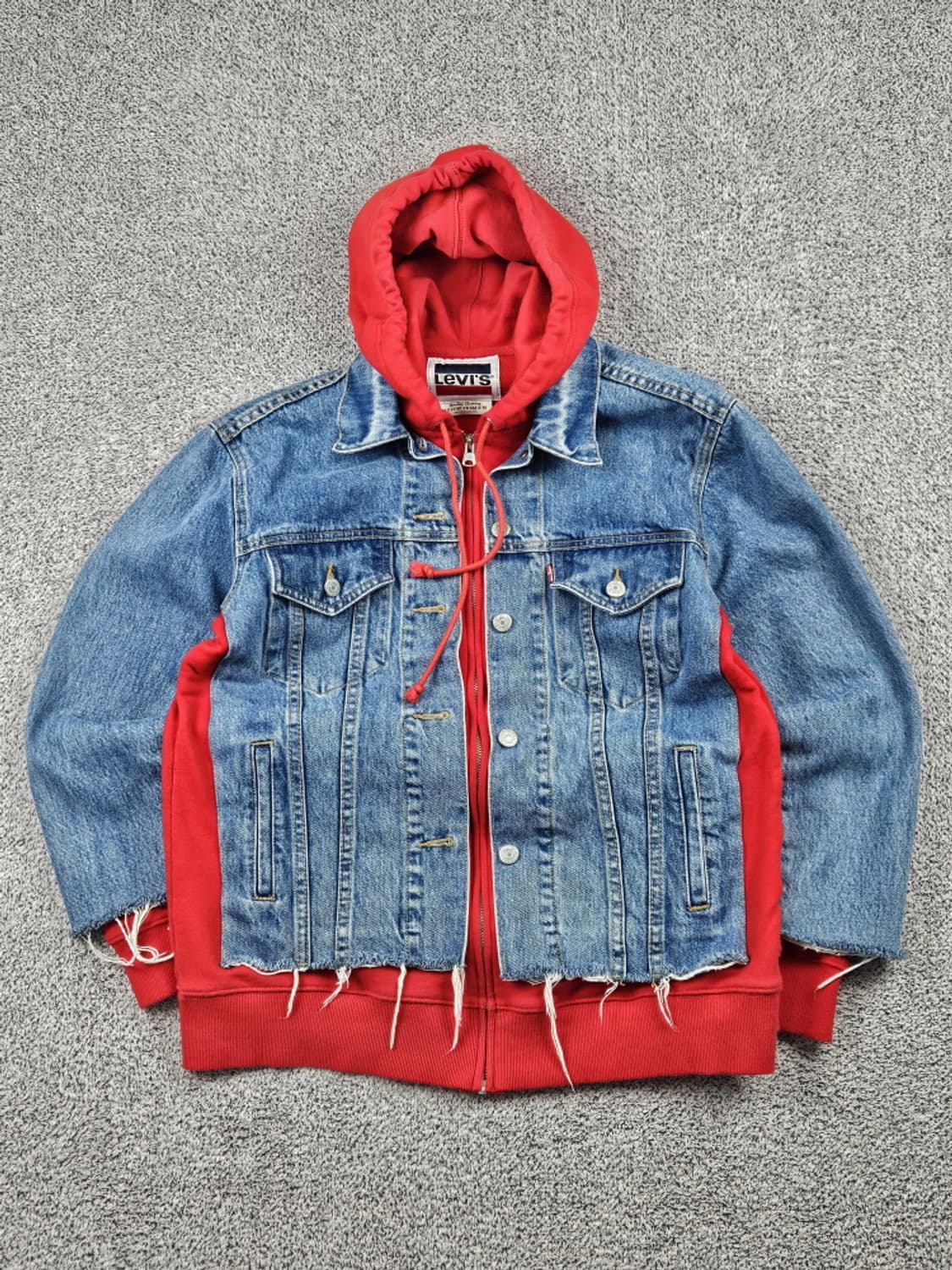 리바이스 엑스 보이프렌드 하이브리드 트러커 자켓 ( M ) / 10174 상품이미지1