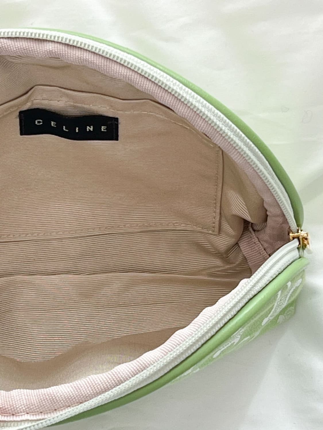 [새상품] celine / 셀린느 파우치 옐로우그린 상품이미지8