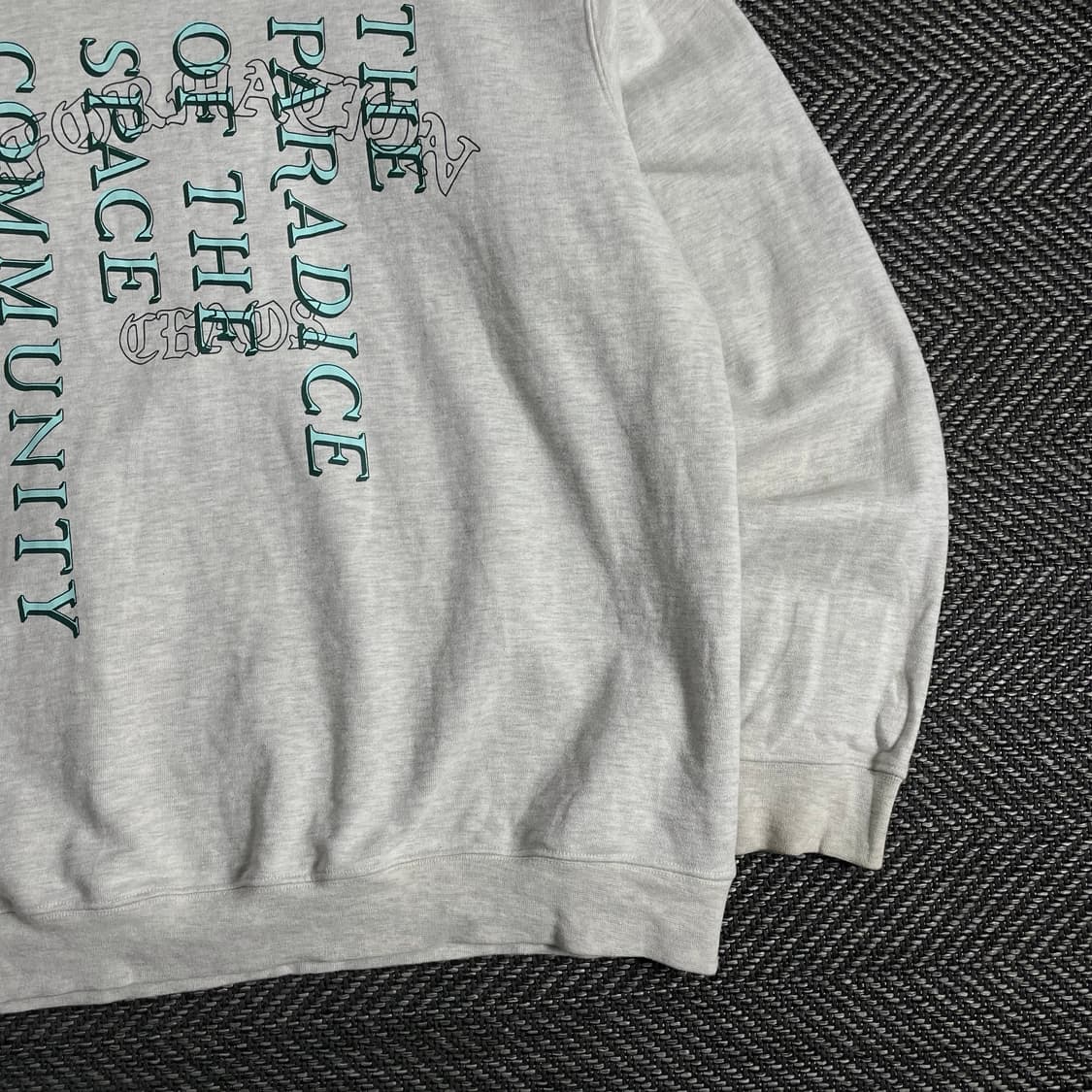 FUZZ 올드스쿨 레터링 박시핏 맨투맨o 3280 상품이미지2