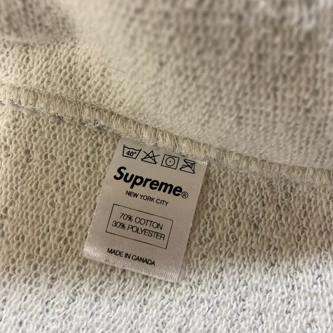 (L) 슈프림 10SS 스트라이프 스웻 후드집업 상품이미지9