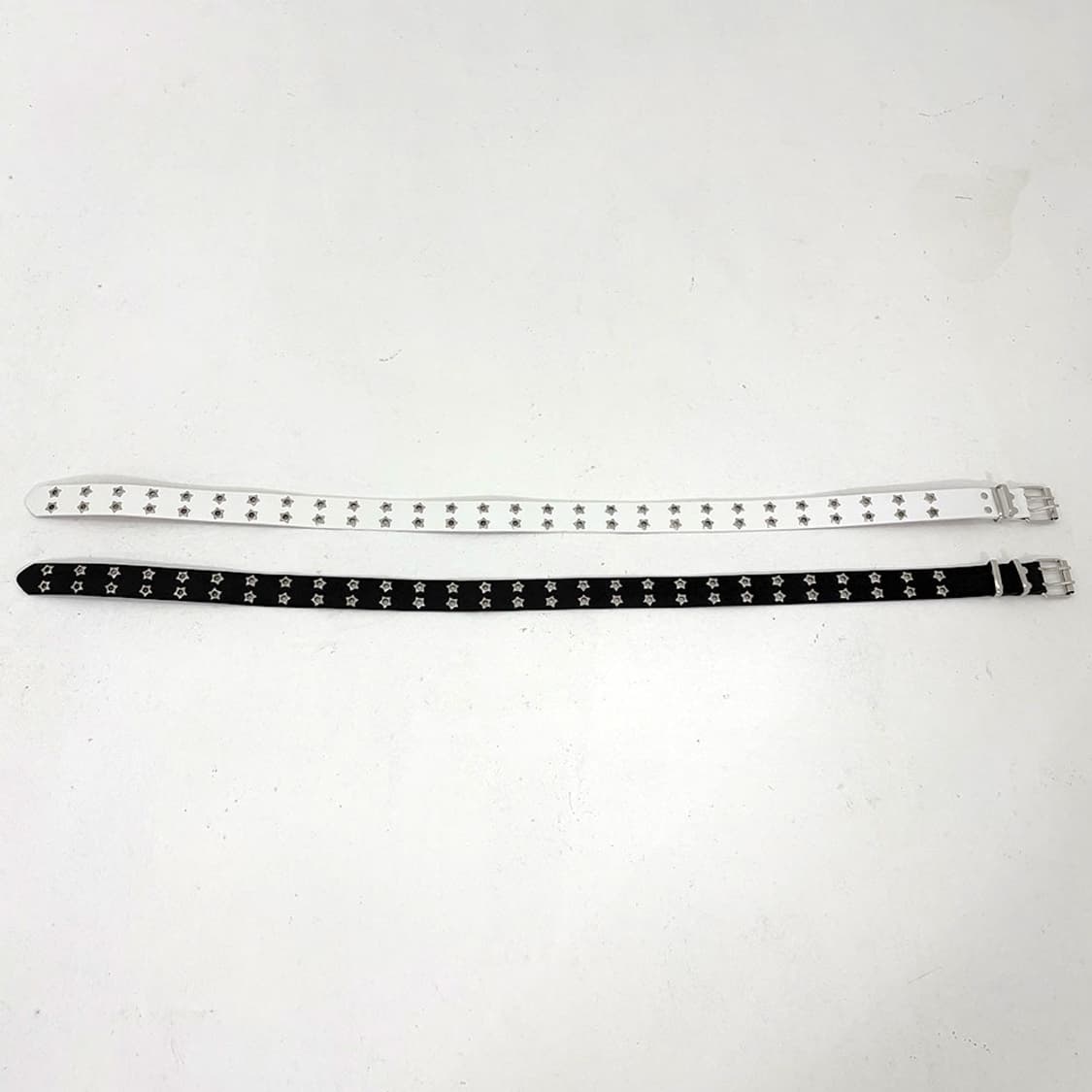Y2K 스타 별 아일렛 벨트 (black)  상품이미지5