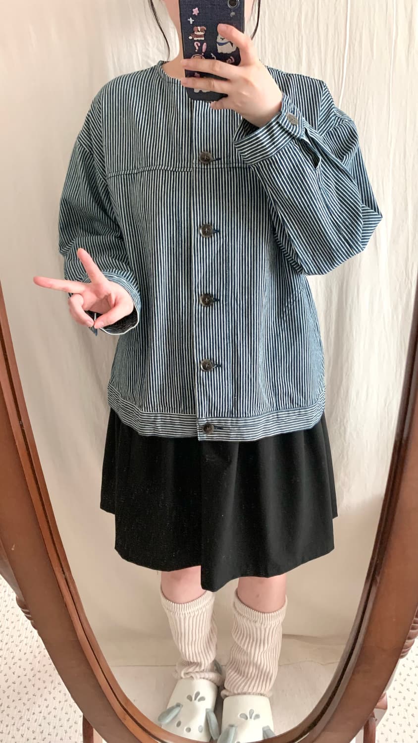 SUN VALLEY 히코리 블루 스트라이프 자켓 상품이미지6