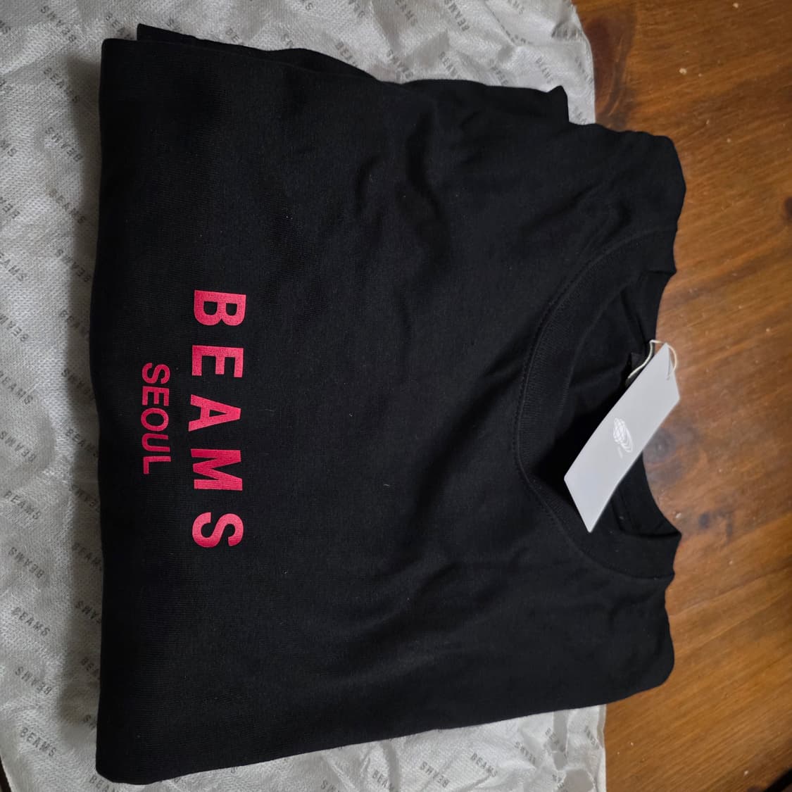 빔즈 서울 블랙 티셔츠 XXL 새상품 상품이미지1