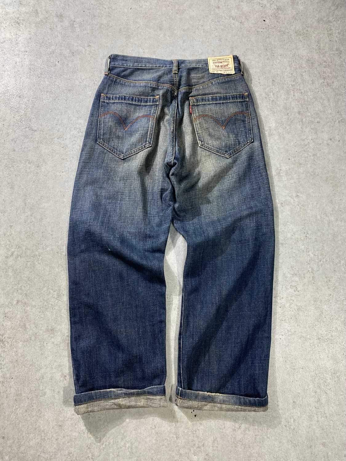 [28] 00s Levi's 554 리바이스 셀비지 와이드 데님팬츠 상품이미지4