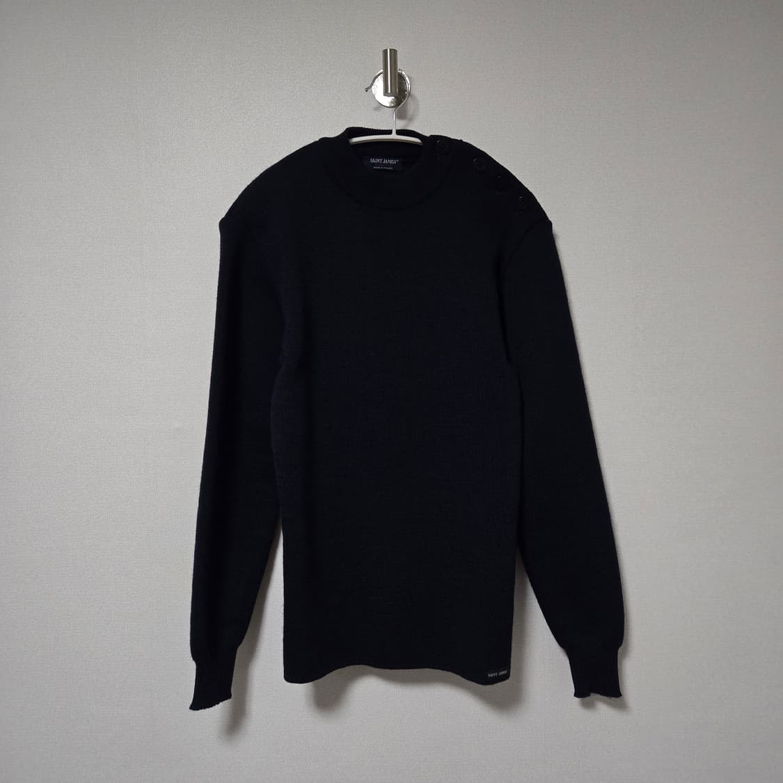 세인트제임스 숄더버튼 울 니트 / 여성 니트/ 여자 니트  상품이미지1