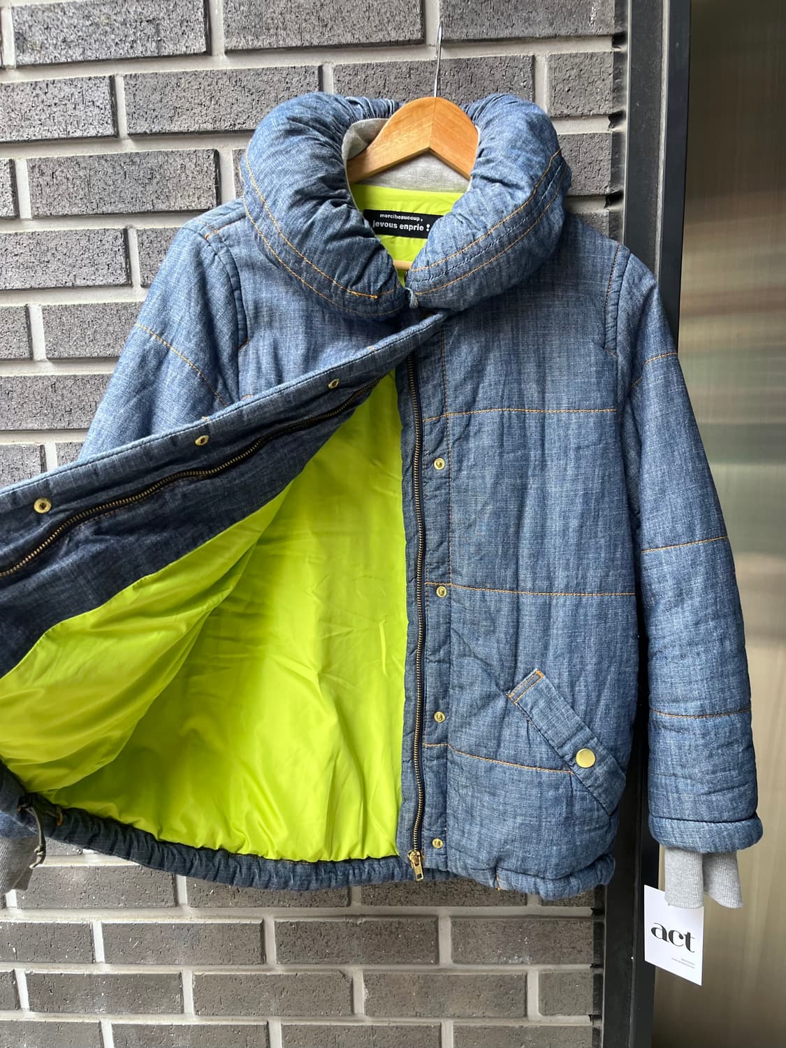 메르시보꾸 데님 벌룬 푸퍼 자켓 상품이미지7