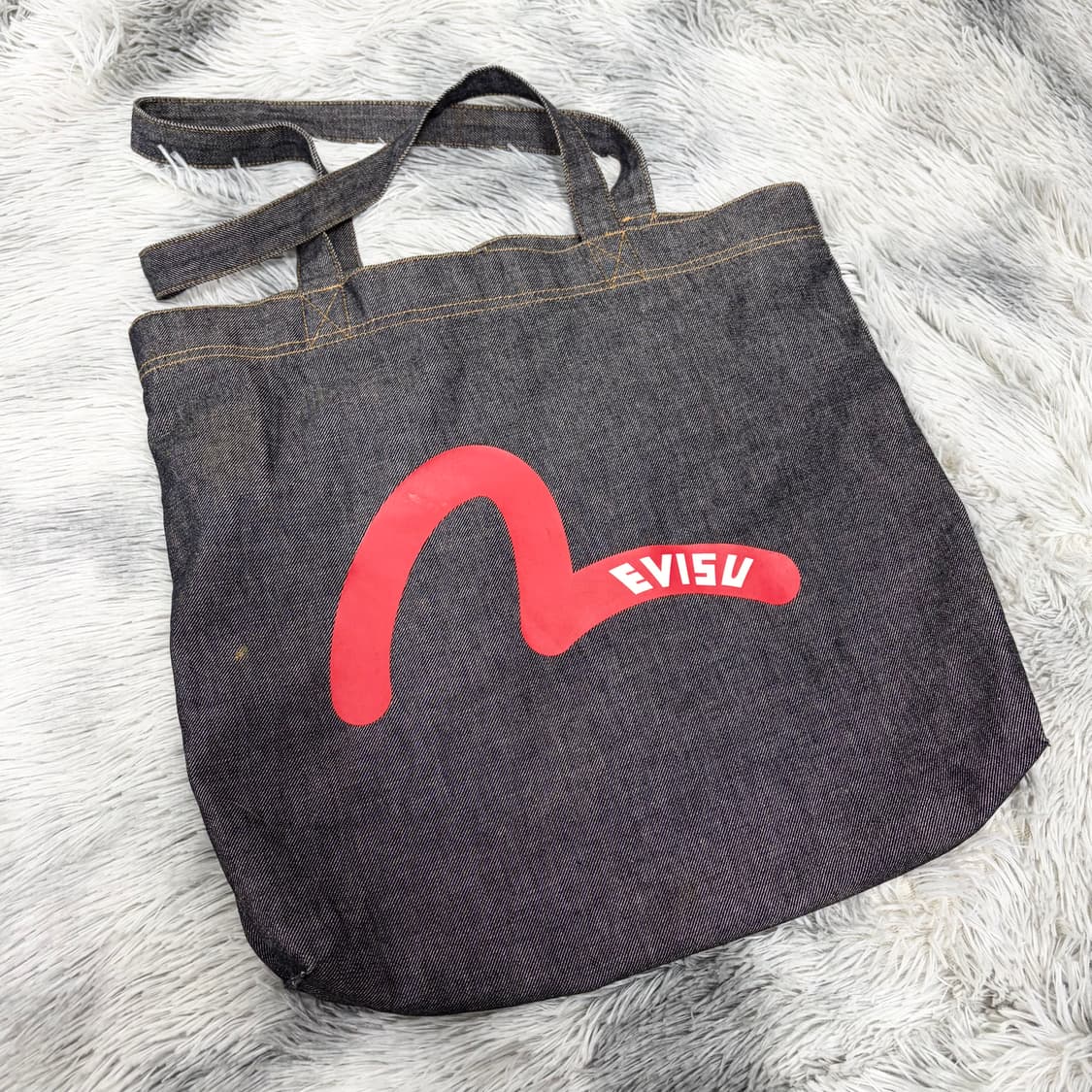 에비수 데님 토트백 상품이미지1