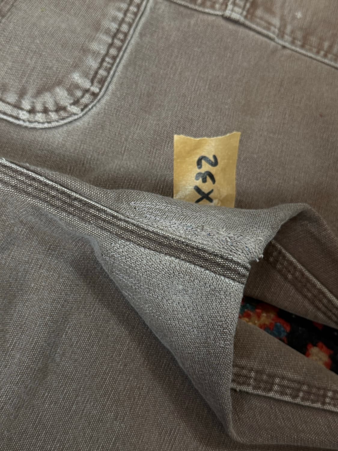 OG 칼하트 더블니 다크브라운 칼하트 B136 DKB 썩블니 상품이미지10