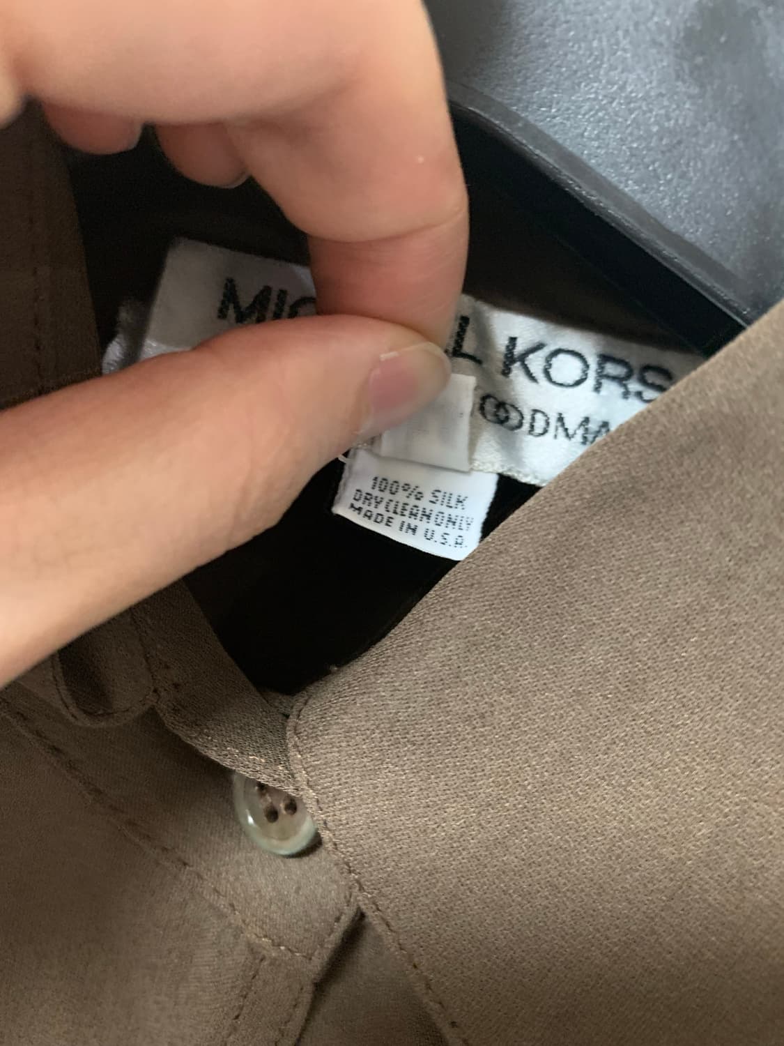 마이클코어스 bergdorfgoodman silk blouse 상품이미지2