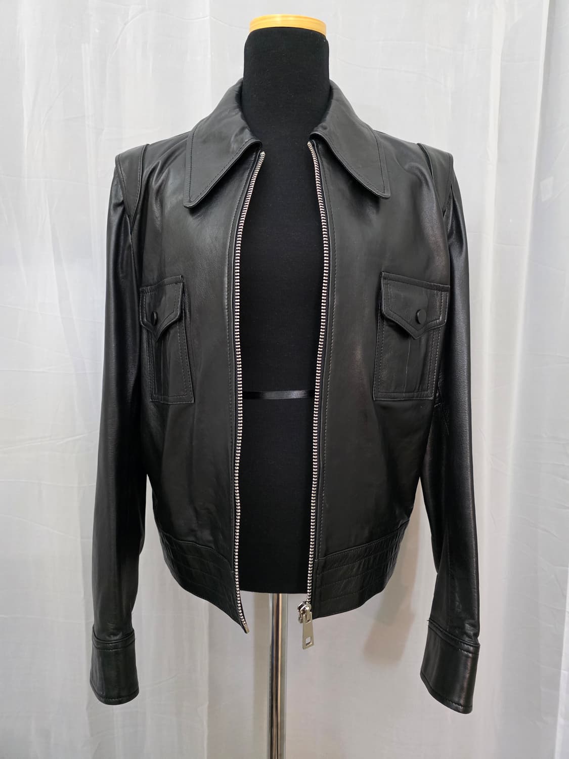 상태좋음)리얼 양가죽 숏자켓. 가죽블루종 상품이미지1