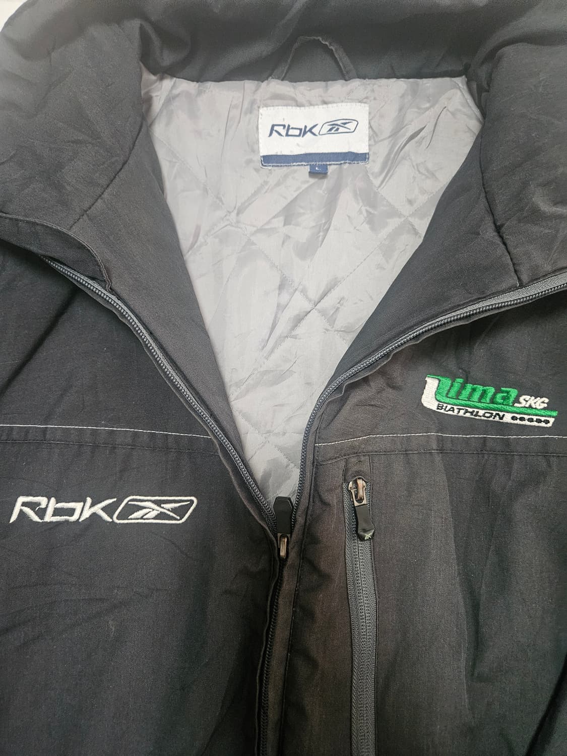 리복 블랙 빈티지 자켓  L 상품이미지3