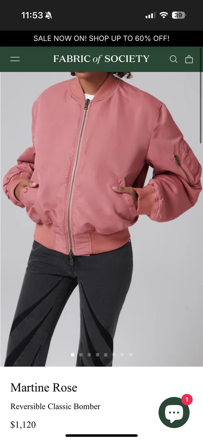 마틴 로즈 리버시블 자켓 상품이미지2