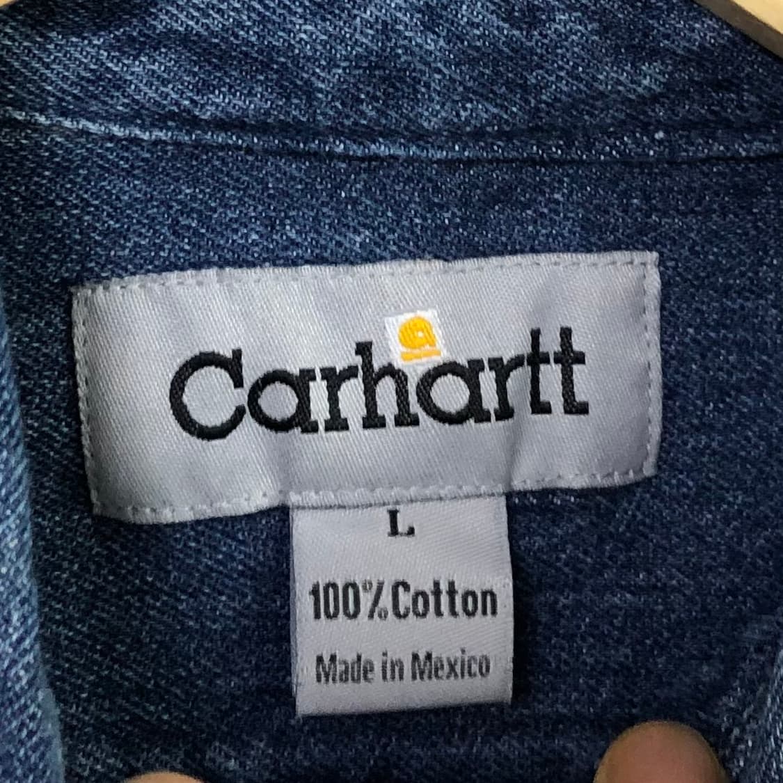 L 칼하트 데님 셔츠 상품이미지3