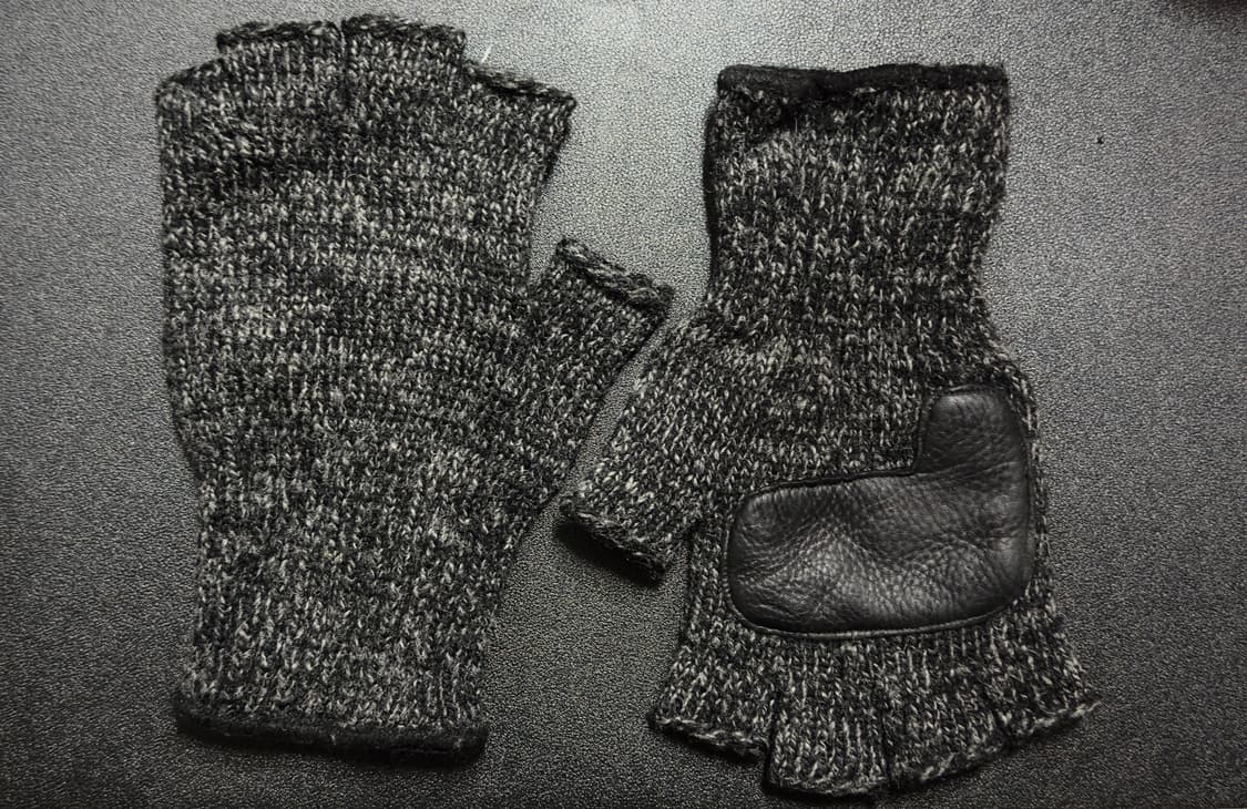 업스테이트스탁 핑거리스 장갑: 차콜 / Free 상품이미지2