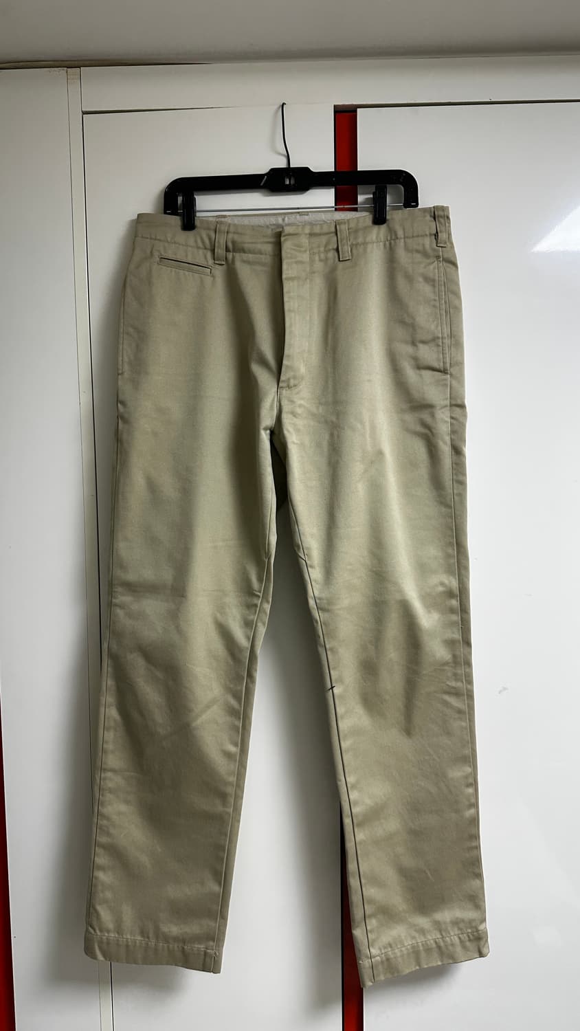 나나미카 25SS 스트레이트 치노 팬츠 카키 상품이미지2
