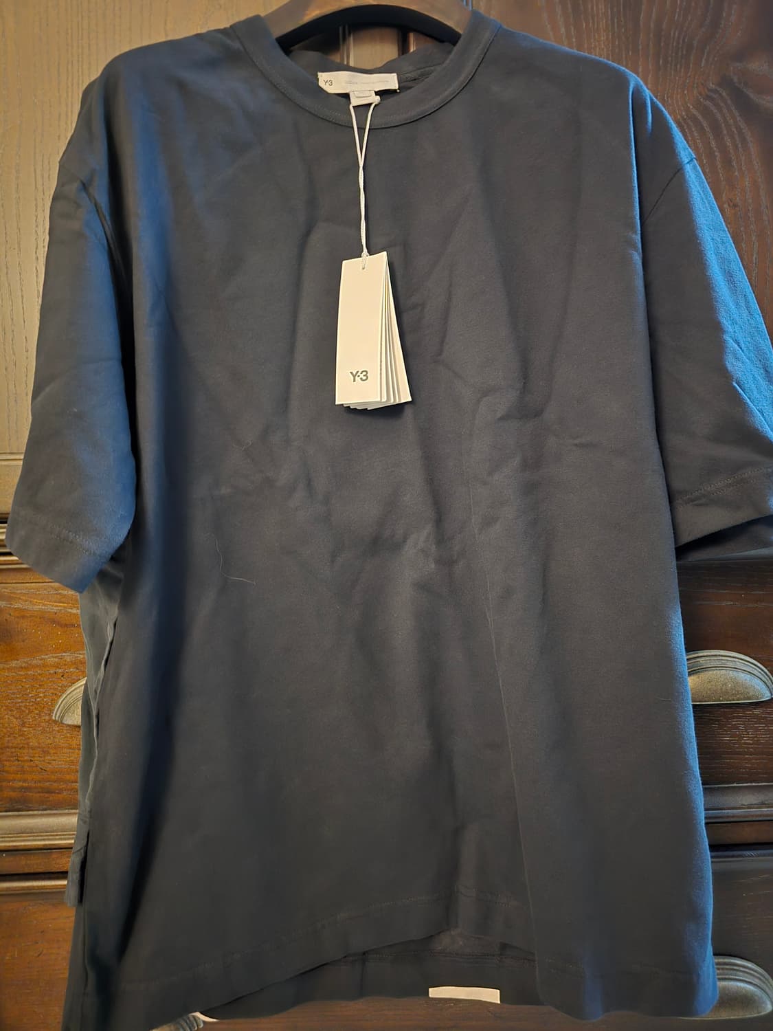 Y3 오버핏 반팔셔츠 L사이즈입니다 상품이미지5