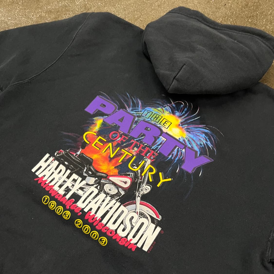 할리데이비슨 100주년 후드집업 (100-105) 상품이미지2
