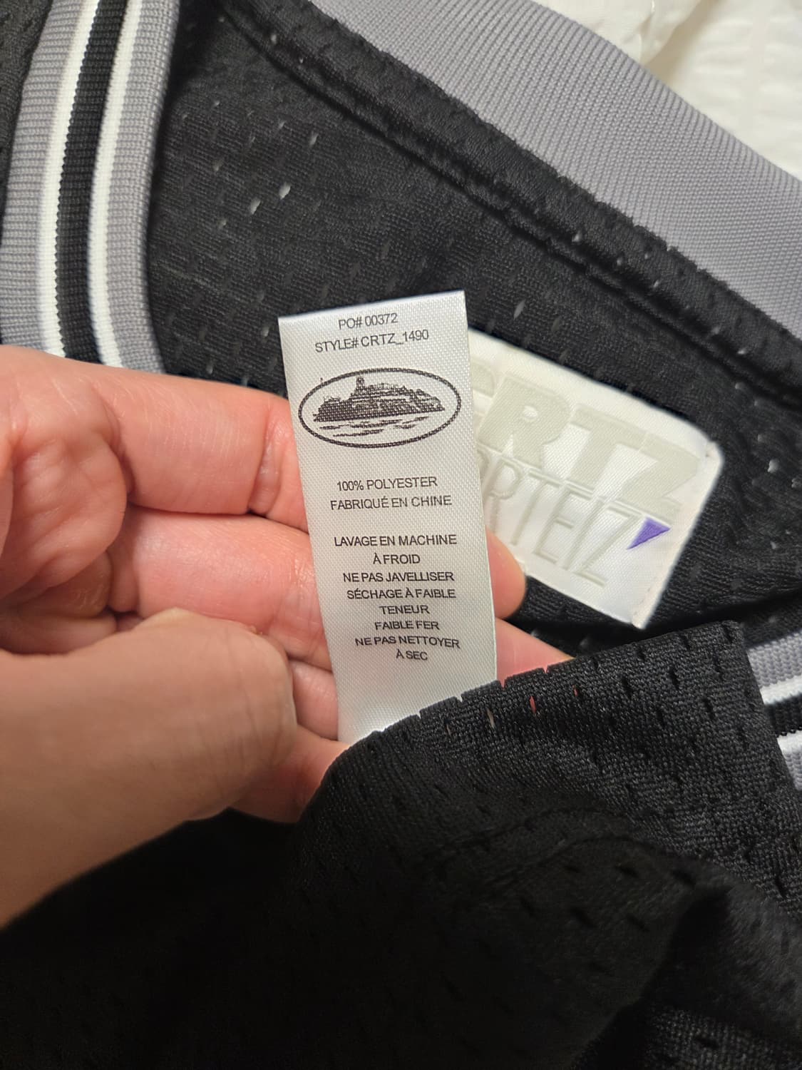 코르테이즈 스타 비볼 저지 블랙 L (새상품) 상품이미지4