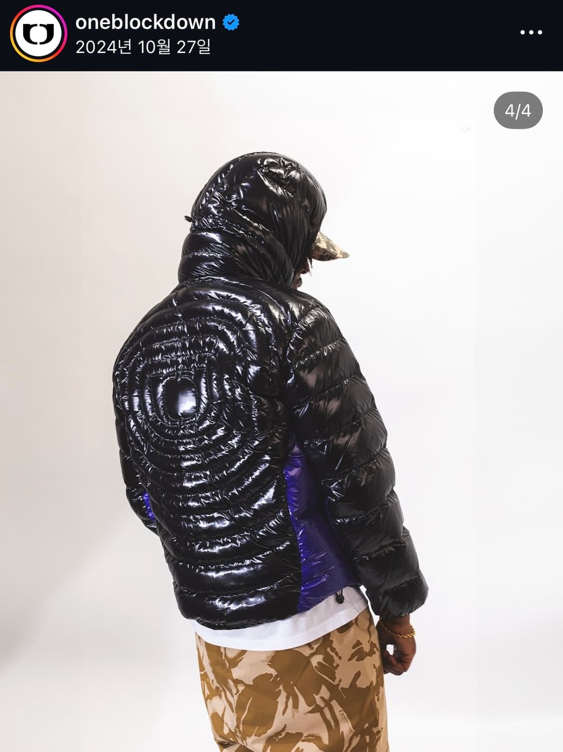 One Block Down 경량패딩 M사이즈 새상품 상품이미지5