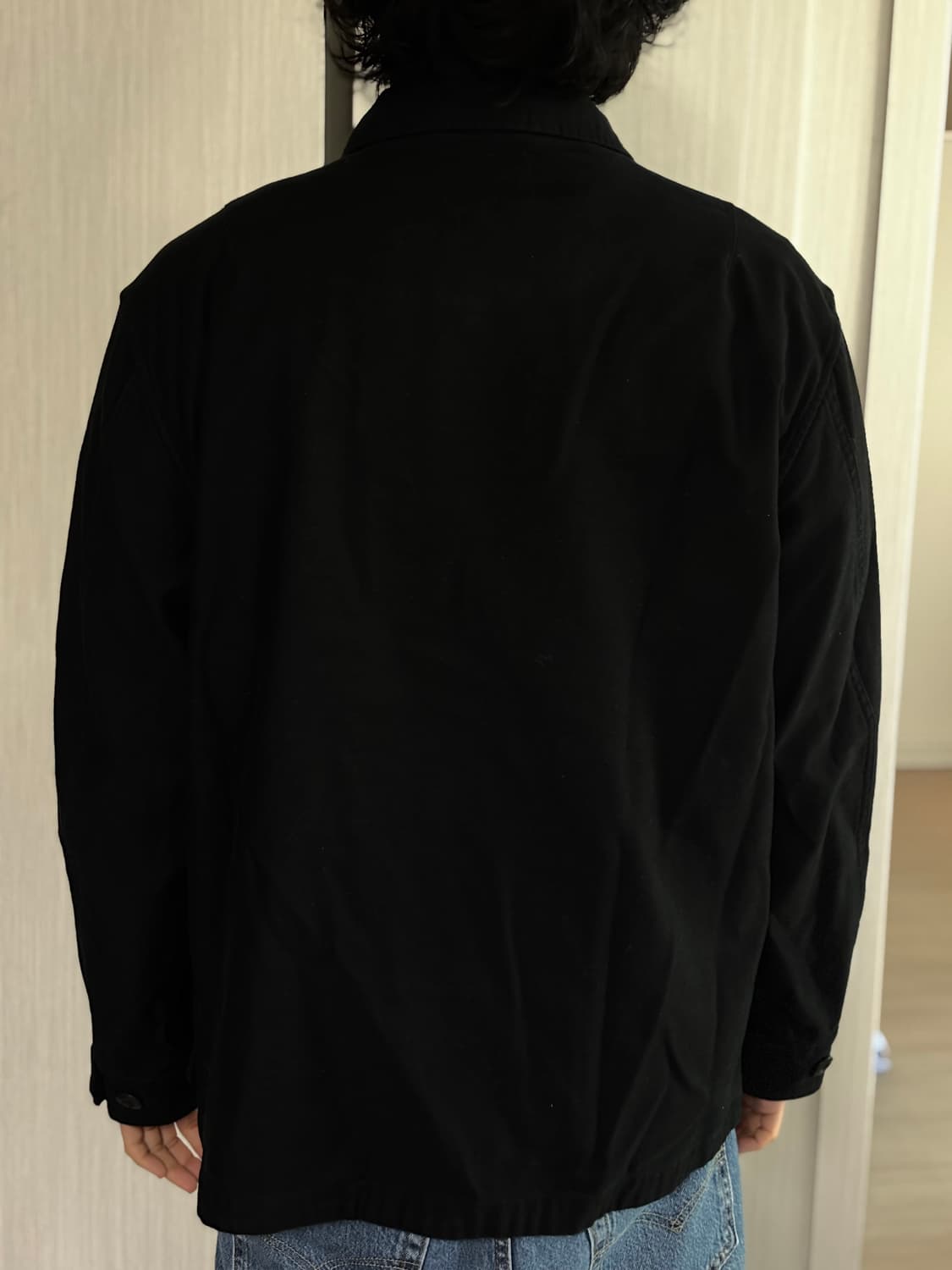 무신사 스탠다드 블랙 사파리 자켓 XL  상품이미지5