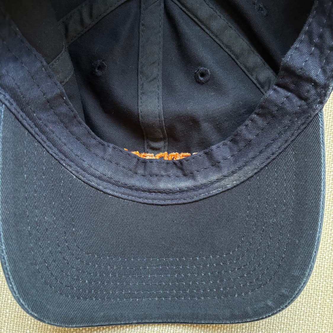 칼하트 WIP 매디슨 로고 캡 (네이비/오렌지 자수) 상품이미지7