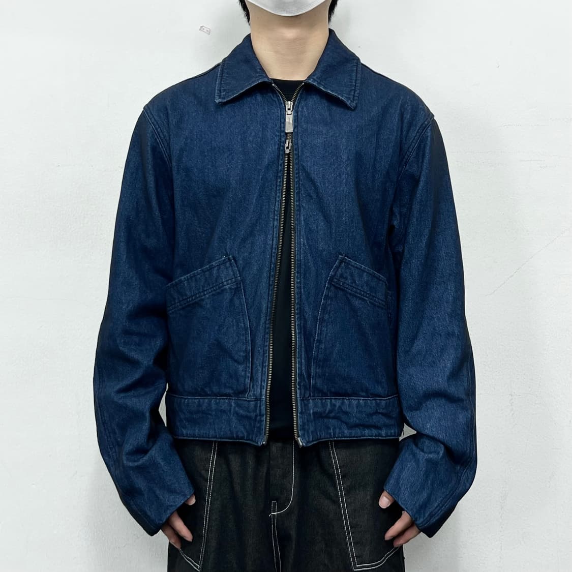 아더에러 24FW 블루 프로덕트 데님 봄버 자켓 상품이미지1