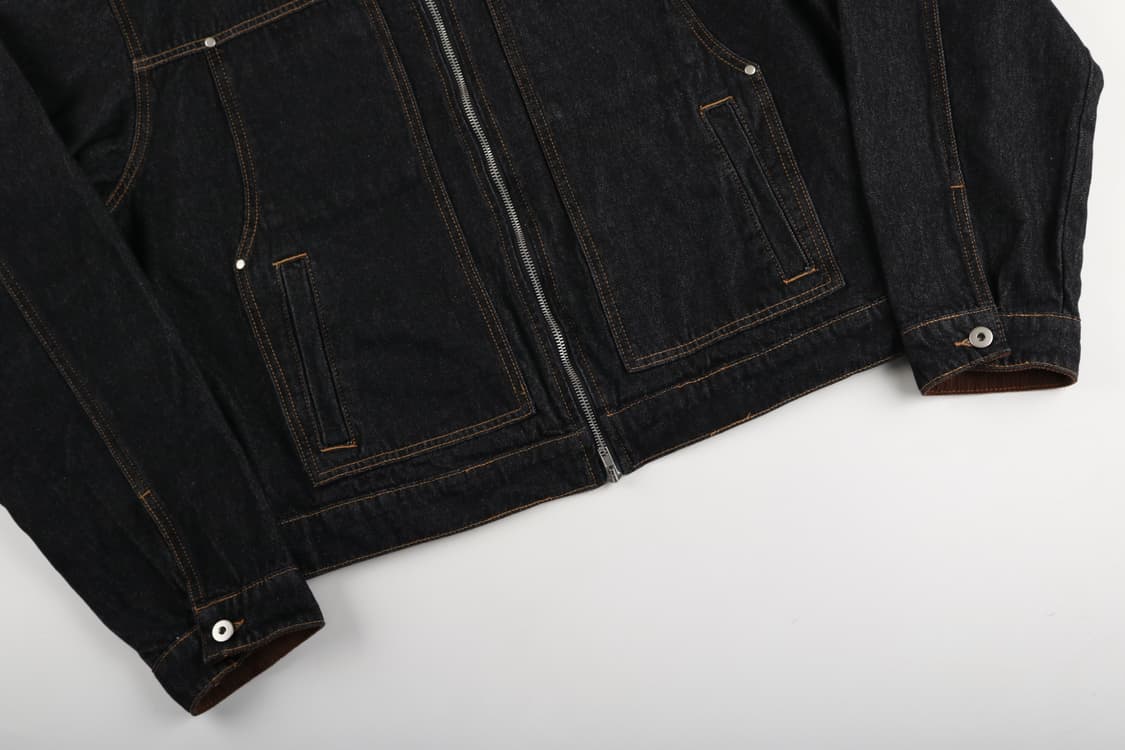 [L] 트릴리온 코듀로이 데님 집업 워크자켓 (새상품) 상품이미지3