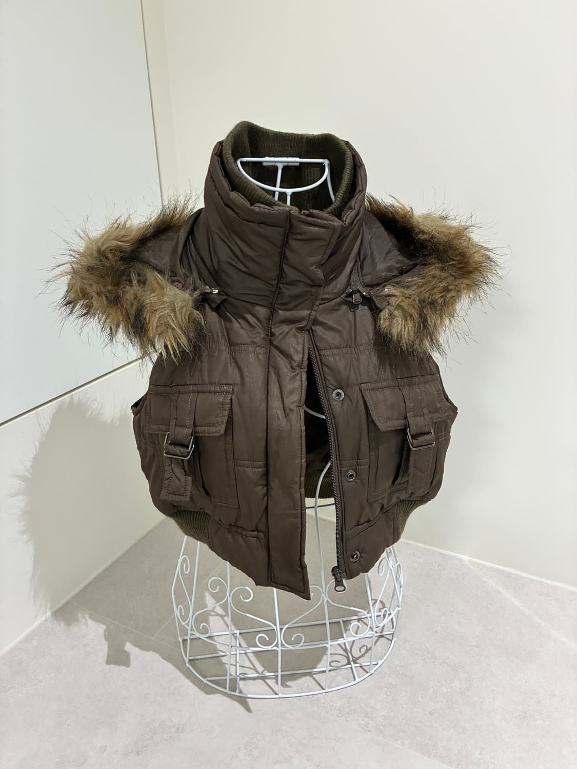 𝙵𝚞𝚛 𝚌𝚛𝚘𝚙𝚙𝚎𝚍 𝚙𝚊𝚍𝚍𝚎𝚍 𝚟𝚎 상품이미지2